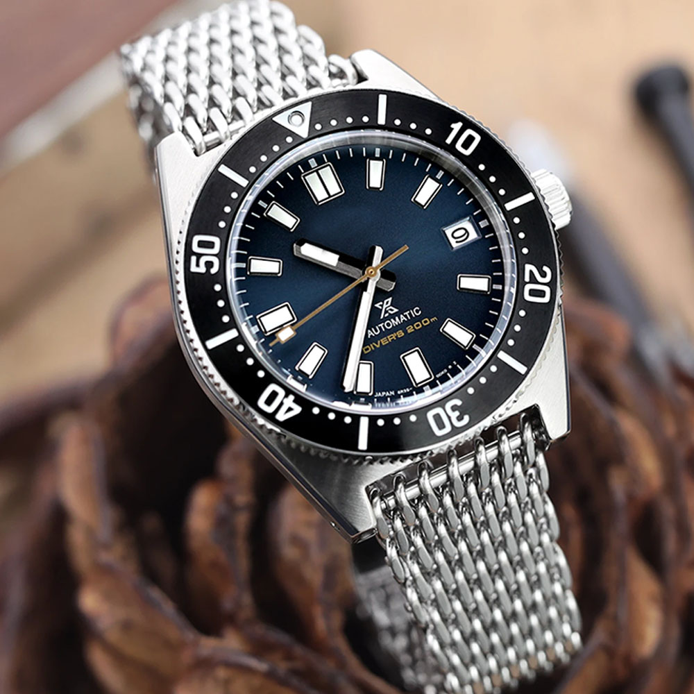 Luxury Watch Casio - Cinturino in maglia di squalo con