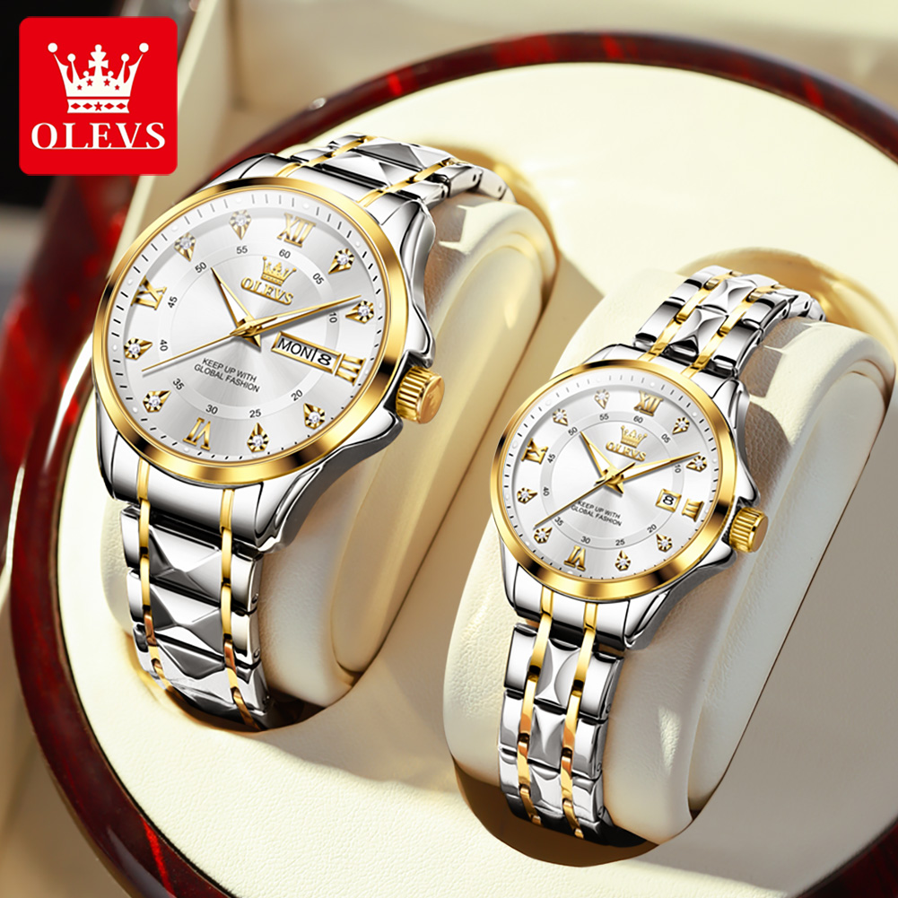Luxury Watch Uk - OLEVS 2906 Orologio da coppia Orologio