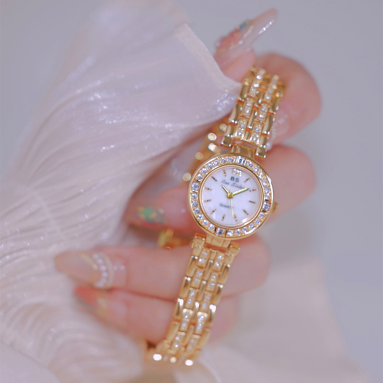 Luxury Watch Korea - Orologio da donna coreano con strass