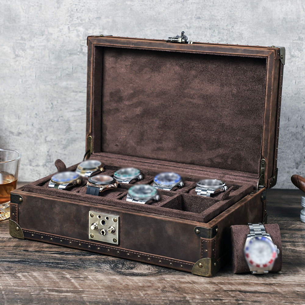 Luxury Watch Leather - CONTACT'S FAMILY 8 Custodia per Orologi