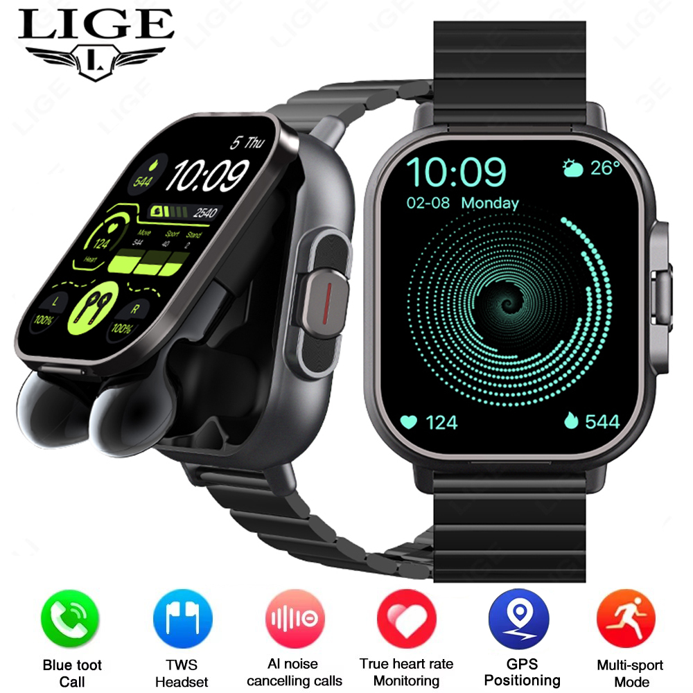 Luxury Watch Korea - TWS 2in 1 Smart Watch con