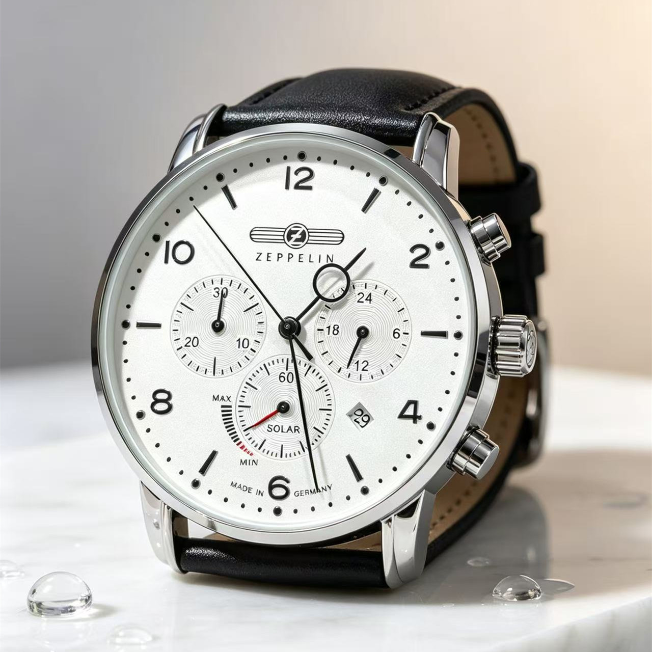 Luxury Watch Leather - Orologio da Uomo Zeppelin Airship Automatico