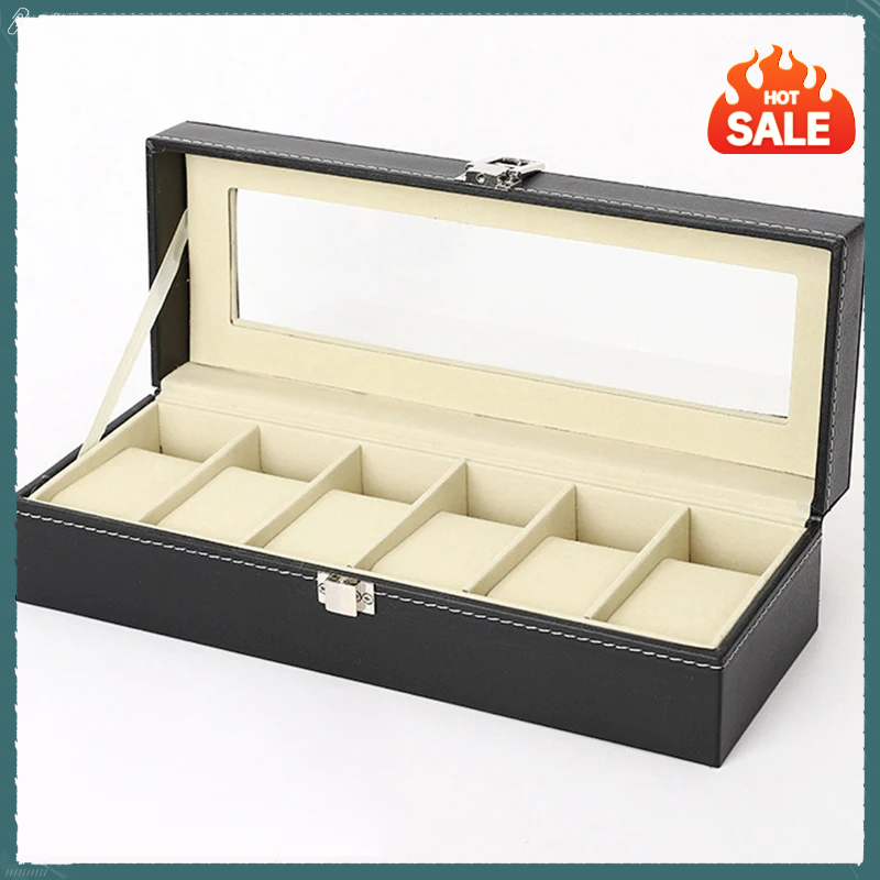 Luxury Watch Packaging Box - Scatola portaorologi in similpelle PU con