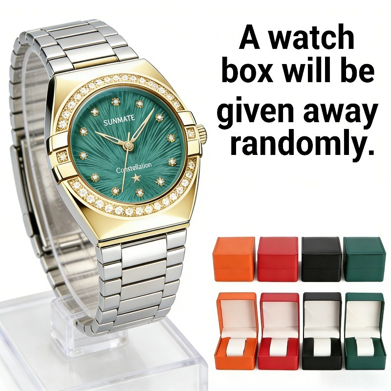 Luxury Watch Tier - SUNMATE Orologio al Quarzo Elegante e