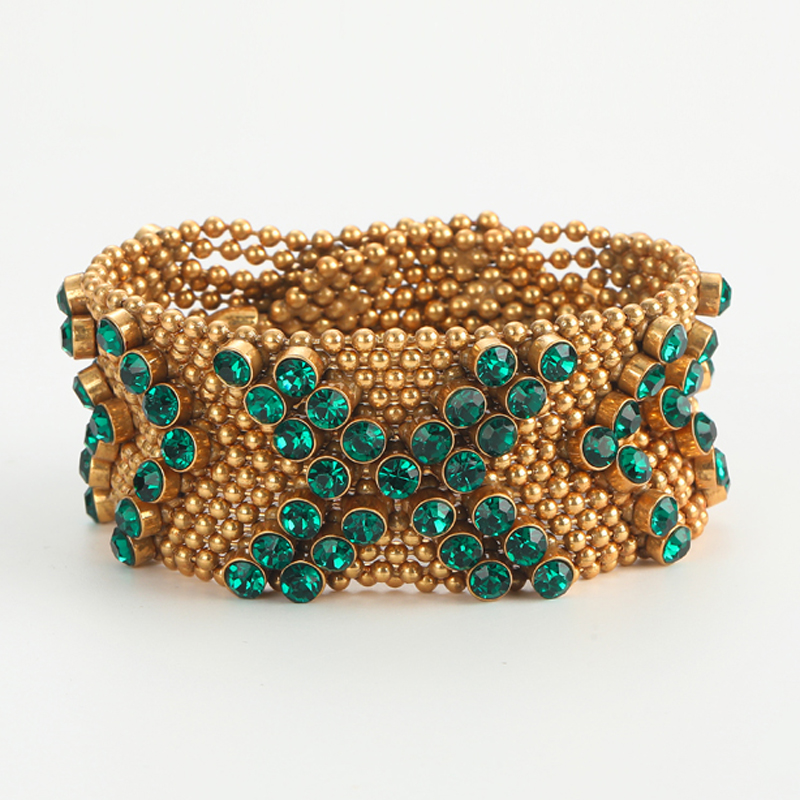 Bracciale vintage con strass v - Luxury Watch Dubai recensione e prezzo