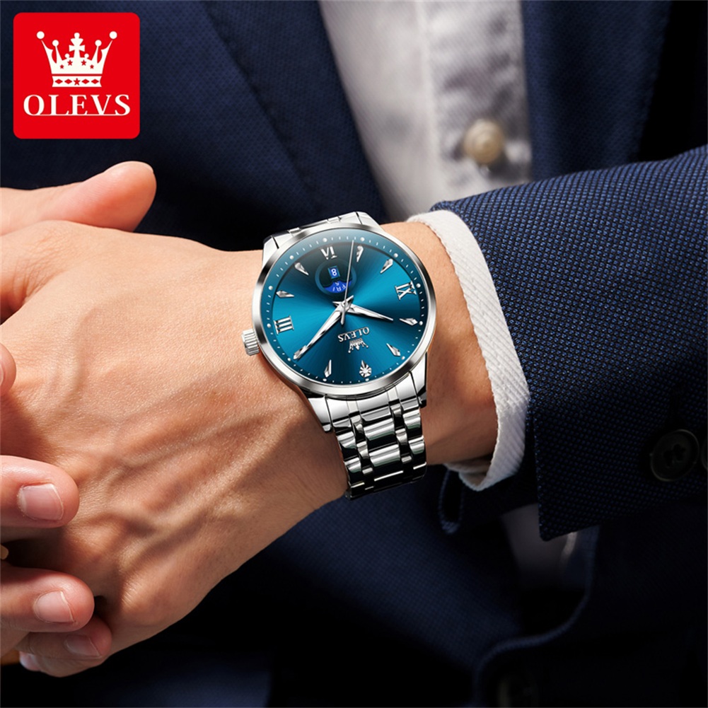 OLEVS Moon Phase orologi da uo - Luxury Watch Brands recensione e prezzo