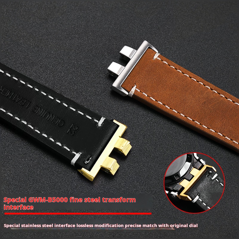 GMW-B5000 cinturino in pelle d - Luxury Watch Casio recensione e prezzo
