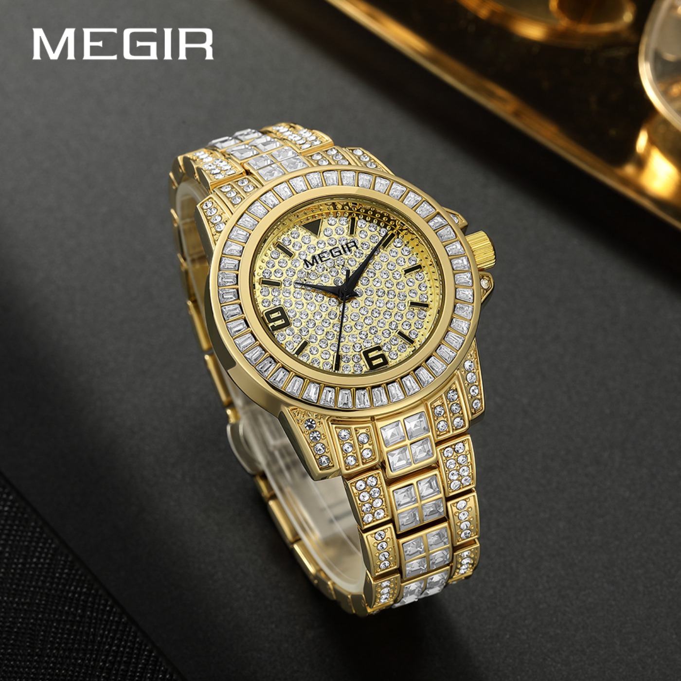 MEGIR Orologi di Lusso con Dia - Luxury Watch With Bracelet recensione e prezzo