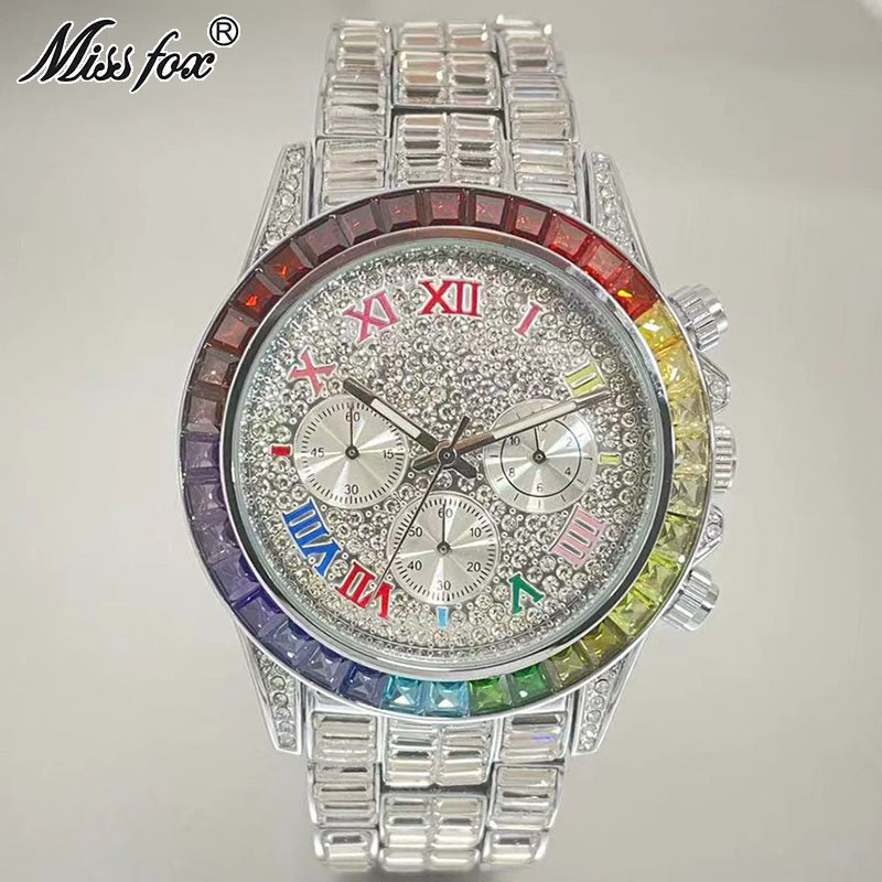 MISSFOX Luxury Iced Watch For  - Luxury Watch Exhibition recensione e prezzo