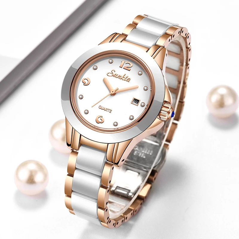 Sunkta moda casual orologio da - Ladies Luxury Watch recensione e prezzo