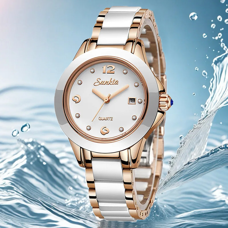 Sunkta moda casual orologio da - Ladies Luxury Watch recensione e prezzo