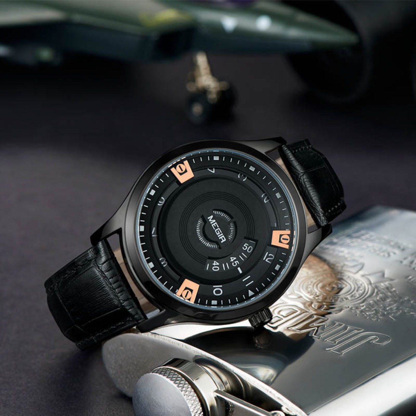 MEGIR Orologi da uomo Cinturin - Luxury Watch Leather recensione e prezzo