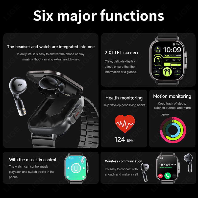 TWS 2in 1 Smart Watch con cuff - Luxury Watch Korea recensione e prezzo