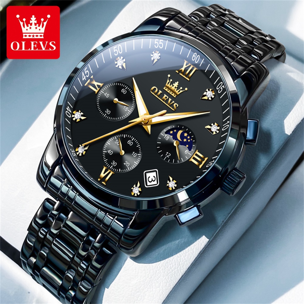 OLEVS Orologi da uomo popolari - Luxury Watch Exhibition recensione e prezzo