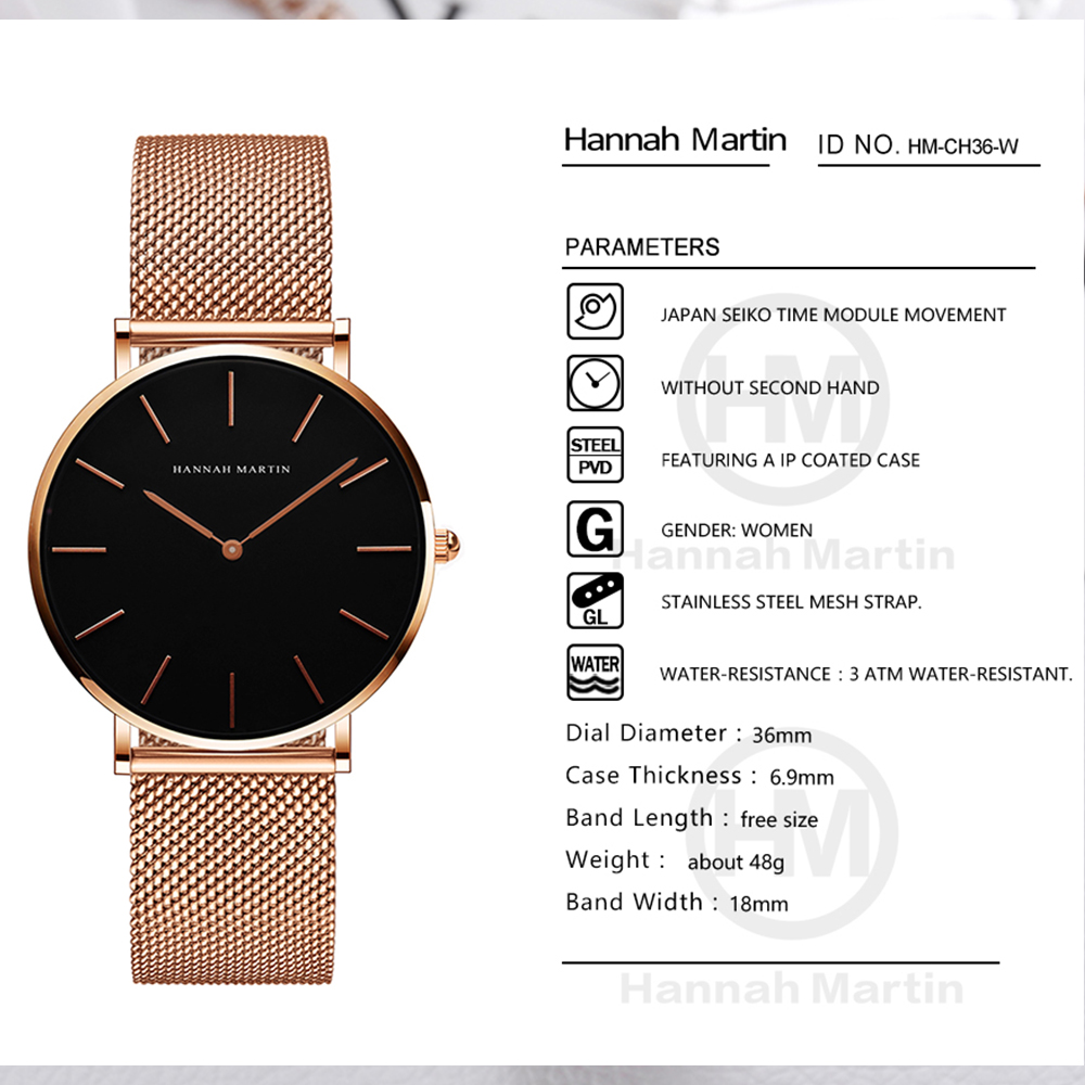 Hannah Martin Top Brand Orolog - Luxury Watch Japan recensione e prezzo