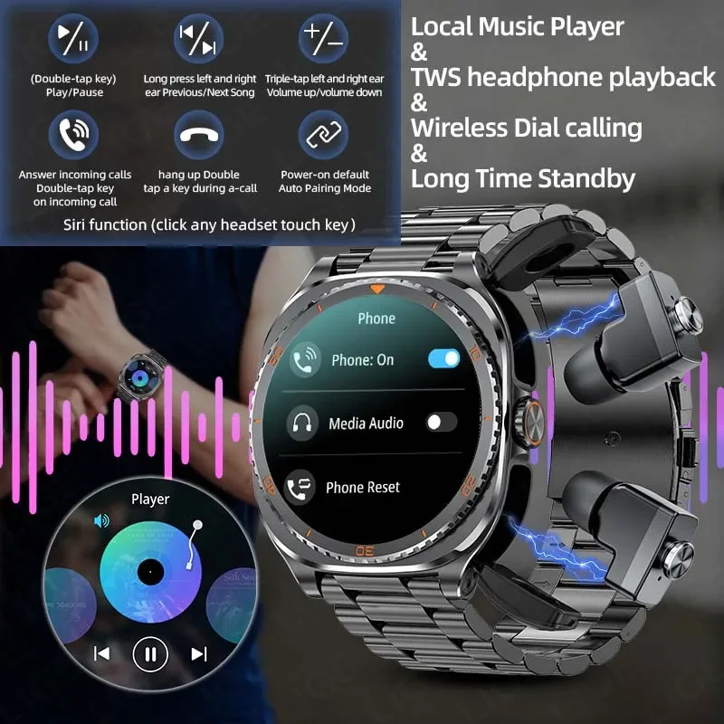Nuovo 2026 TWS 2-in-1 Auricola - Luxury Watch Korea recensione e prezzo