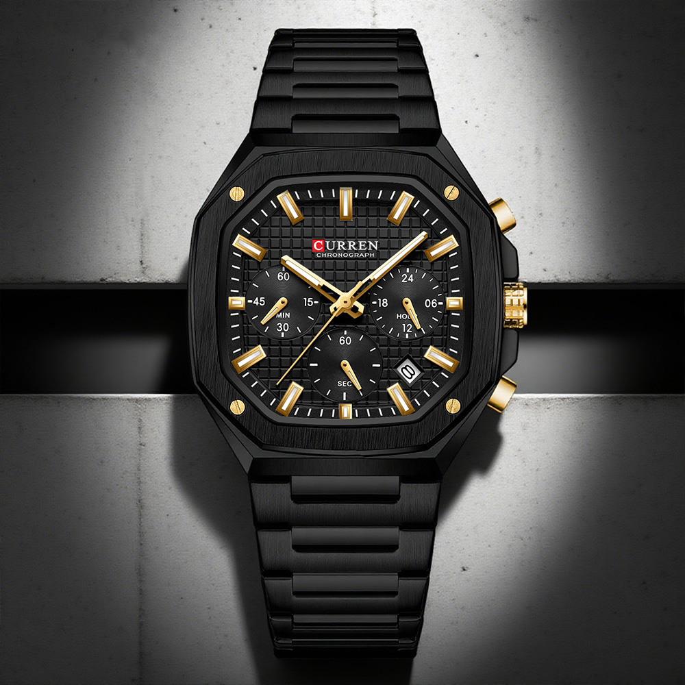 CURREN Orologio cronografo qua - Luxury Watch With Bracelet recensione e prezzo