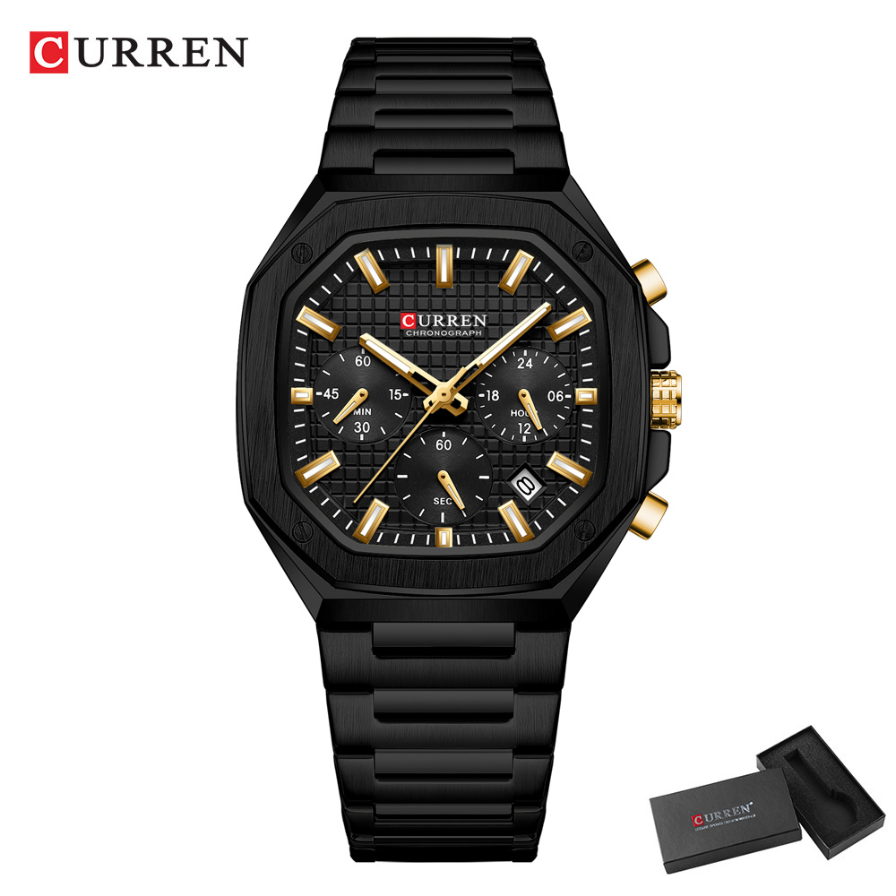CURREN Orologio cronografo qua - Luxury Watch With Bracelet recensione e prezzo