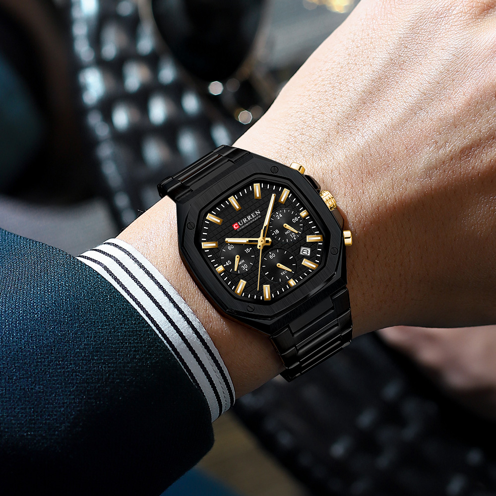 CURREN Orologio cronografo qua - Luxury Watch With Bracelet recensione e prezzo