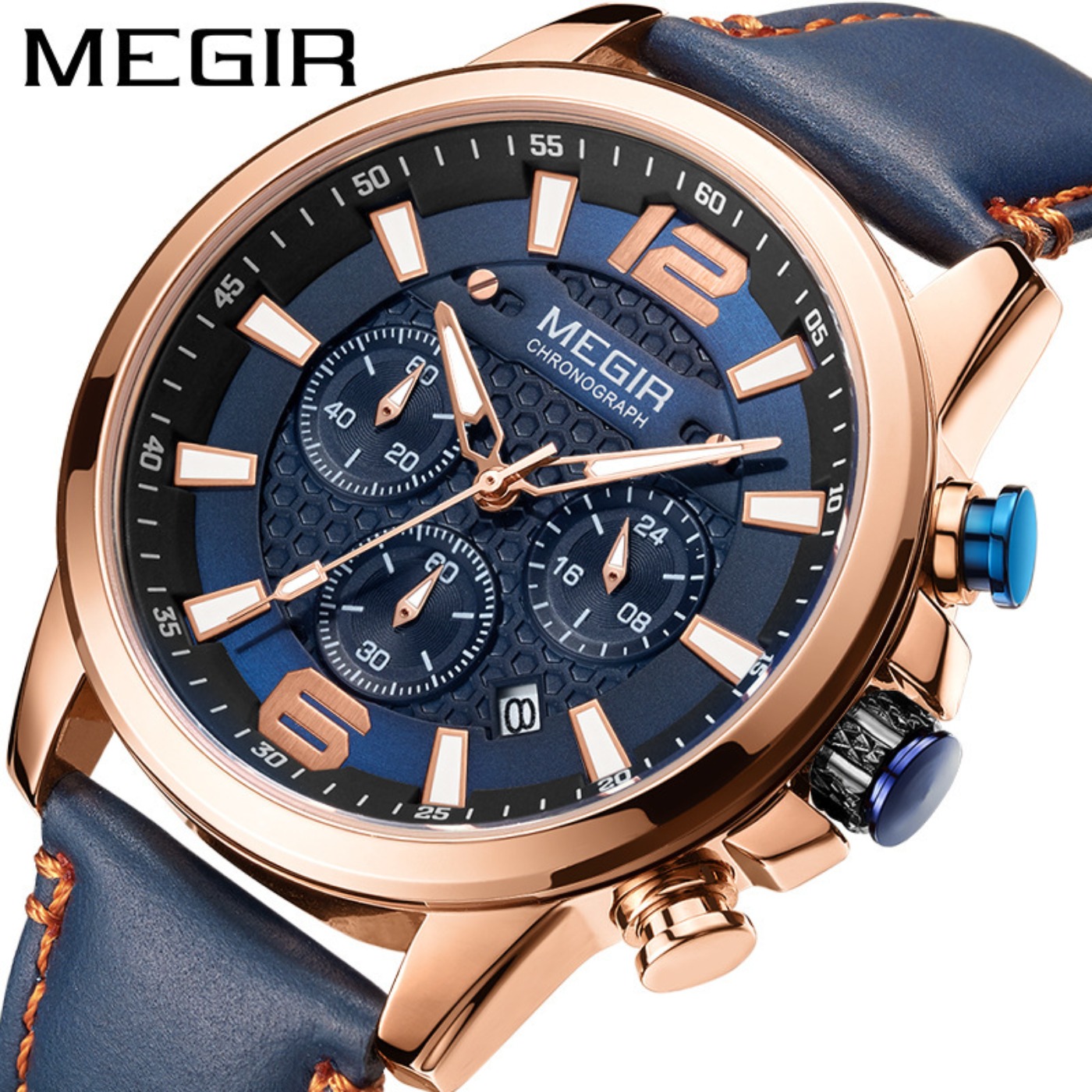 MEGIR 2020 Orologi di Lusso da - Luxury Watch Leather recensione e prezzo