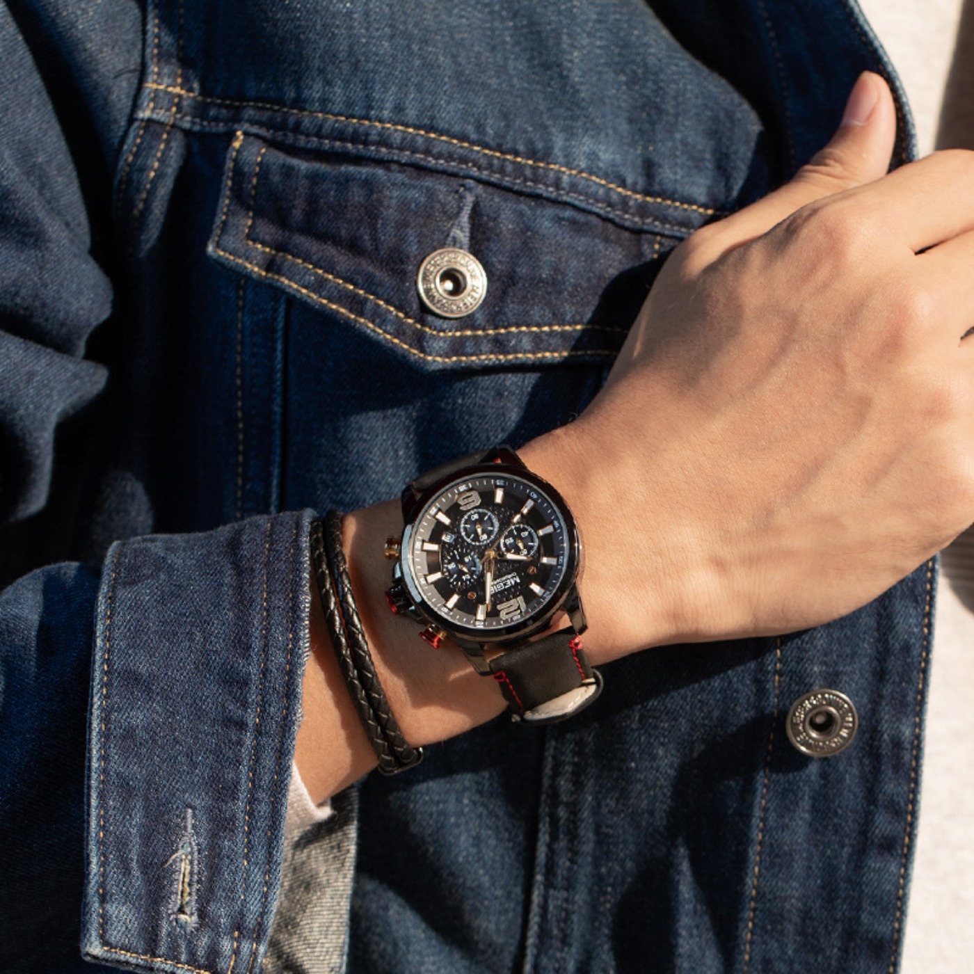 MEGIR 2020 Orologi di Lusso da - Luxury Watch Leather recensione e prezzo