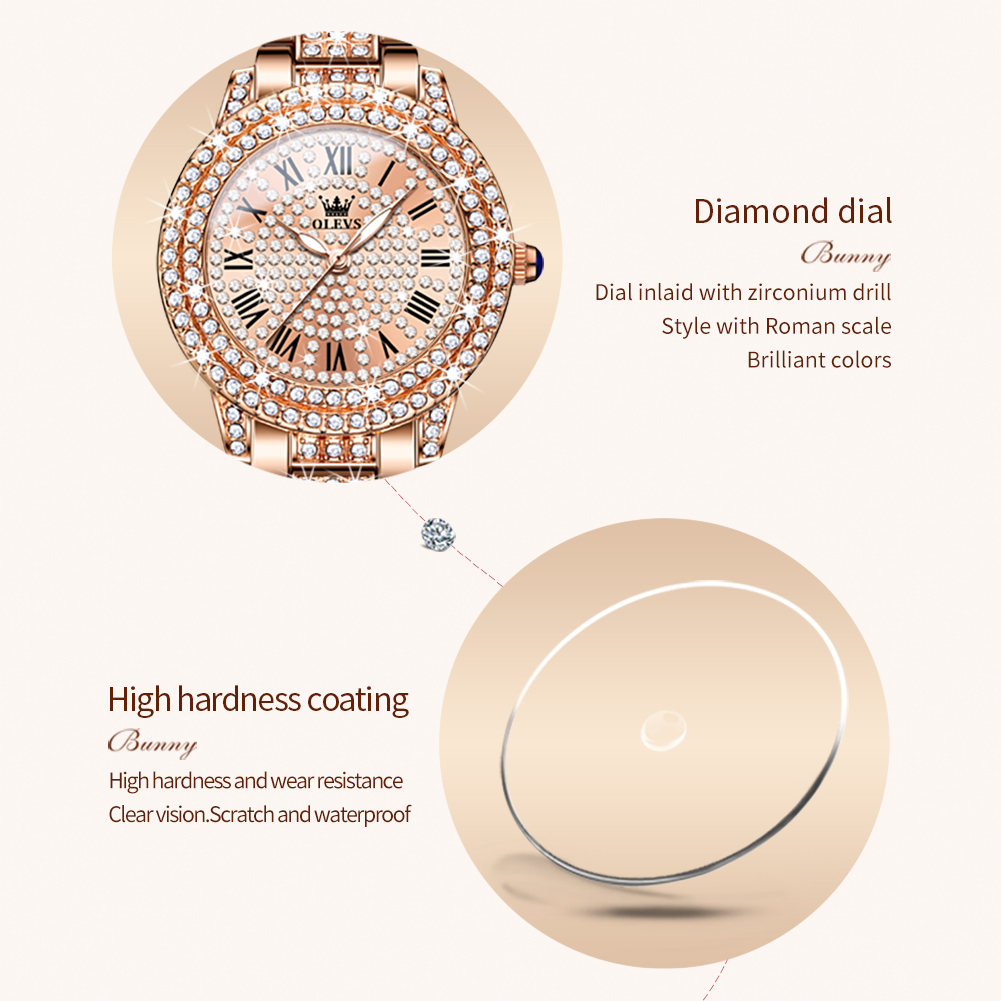 OLEVS 9943 Orologio al quarzo  - Ladies Luxury Watch recensione e prezzo